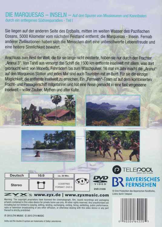 Produktbild: Die Marquesas - Teil 1 - Fernweh