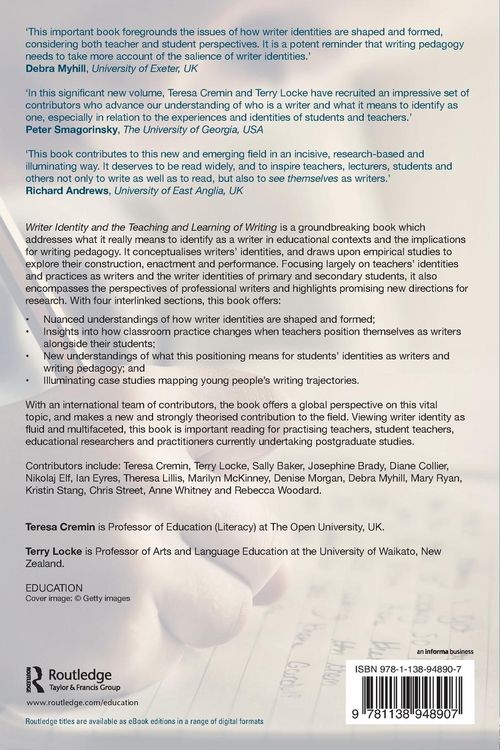 Produktbild: Writer Identity and the Teaching and Learning of Writing