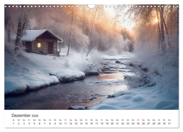 Produktbild: Zuhause in der Wildnis (Wandkalender 2026 DIN A3 quer), CALVENDO Monatskalender