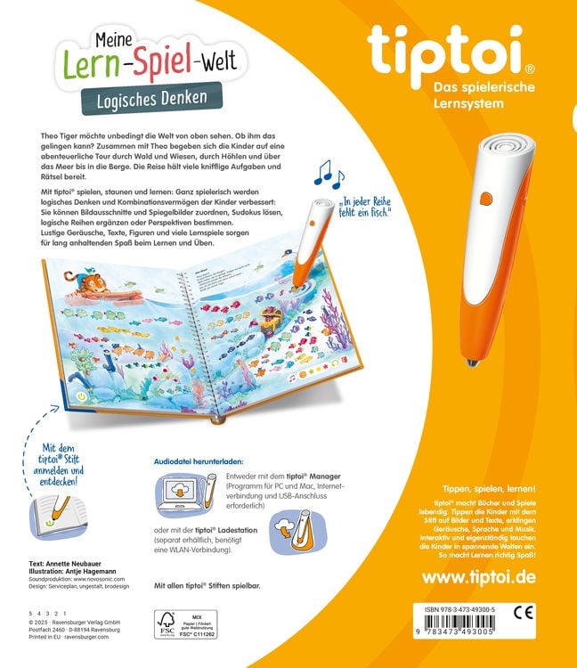 Tiptoi® Meine Lern-Spiel-Welt - Logisches Denken
