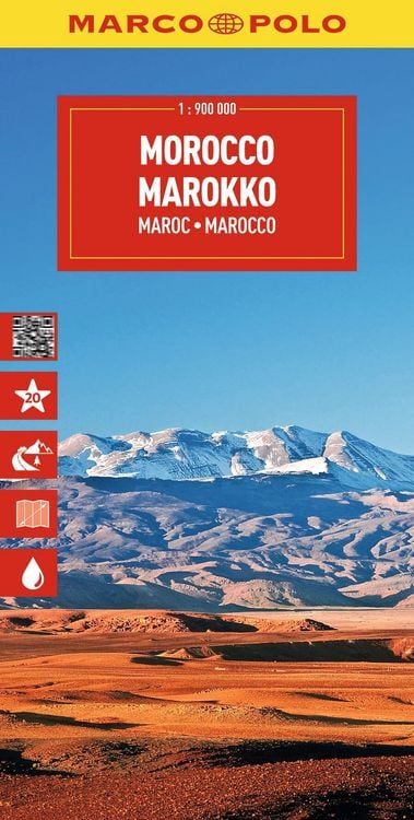 Produktbild: MARCO POLO Reisekarte Marokko 1:900.000