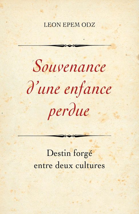 Produktbild: Souvenance d'une enfance perdue