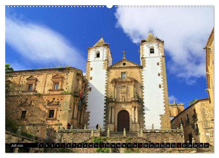 Produktbild: Extremadura - Unbekanntes Spanien (hochwertiger Premium Wandkalender 2026 DIN A2 quer), Kunstdruck in Hochglanz