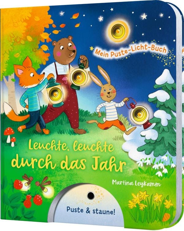 Produktbild: Mein Puste-Licht-Buch: Leuchte, leuchte durch das Jahr