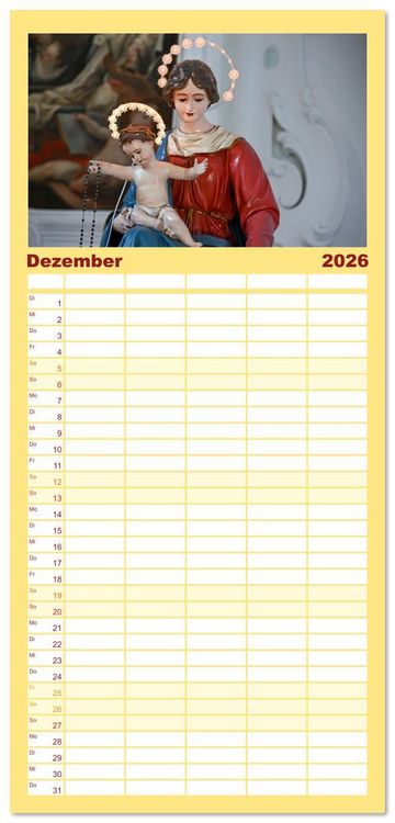 Produktbild: Familienplaner 2026 - Sehnsuchtsort Amalfik&uuml;ste mit 5 Spalten (Wandkalender, 21 x 45 cm) CALVENDO