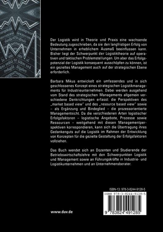 Produktbild: Strategisches Logistikmanagement