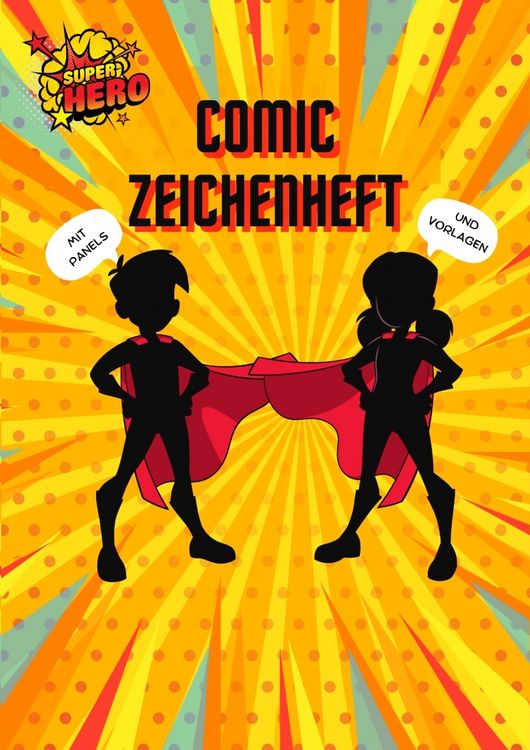 Produktbild: Comic Zeichenheft f&uuml;r Kinder