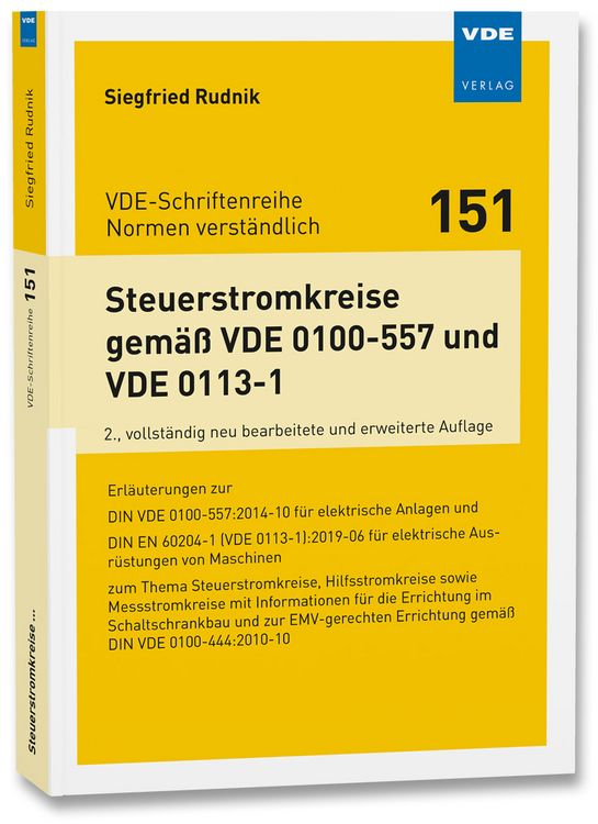 Produktbild: Steuerstromkreise gem&auml;&szlig; VDE 0100-557 und VDE 0113-1