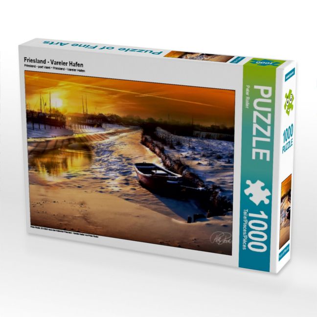 Produktbild: CALVENDO Puzzle Friesland - Vareler Hafen | 1000 Teile Lege-Gr&ouml;&szlig;e 64x48cm Foto-Puzzle f&uuml;r gl&uuml;ckliche Stunden