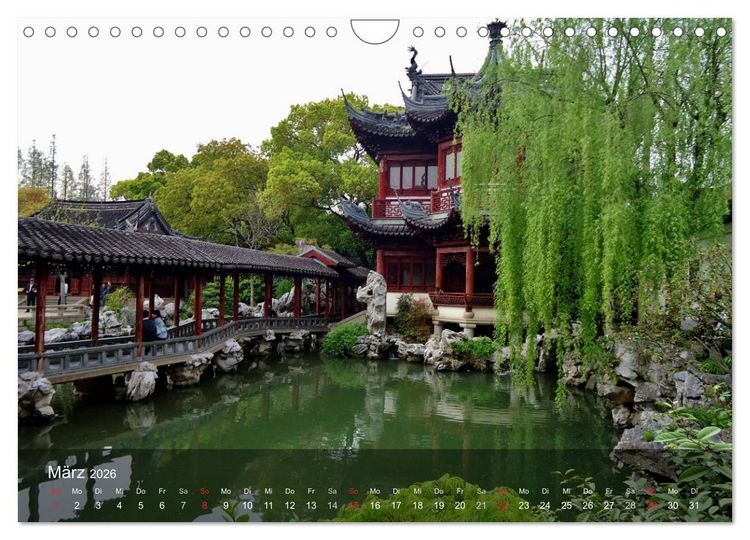 Produktbild: Shanghai - faszinierende Facetten (Wandkalender 2026 DIN A4 quer), CALVENDO Monatskalender