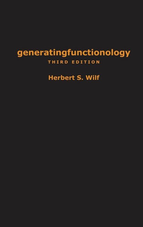 Produktbild: generatingfunctionology