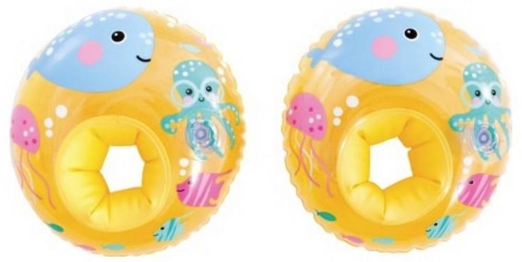 Produktbild: Intex Die Intex &bdquo;Little Sea Pals&ldquo; Schwimmfl&uuml;gel mit s&uuml;&szlig;em Tiermotiv unterst&uuml;tzen Kinder von 3&ndash;6 Jahren spielerisch beim Schwimmenlernen &ndash;