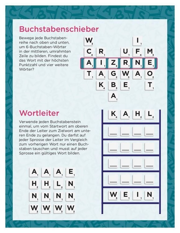 Produktbild: Scrabble&trade;-R&auml;tselblock "to go"