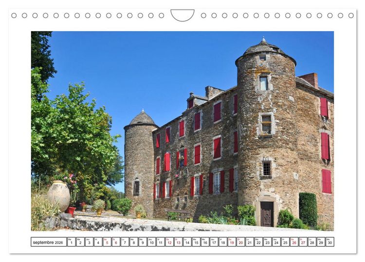 Produktbild: Ch&acirc;teaux OCCITANIE (Calendrier mural 2026 DIN A4 vertical), CALVENDO calendrier mensuel