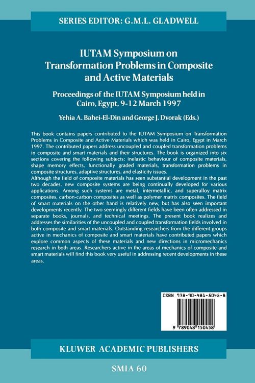 Produktbild: IUTAM Symposium on Transformation Problems in Composite and Active Materials