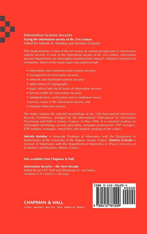 Produktbild: Information Systems Security