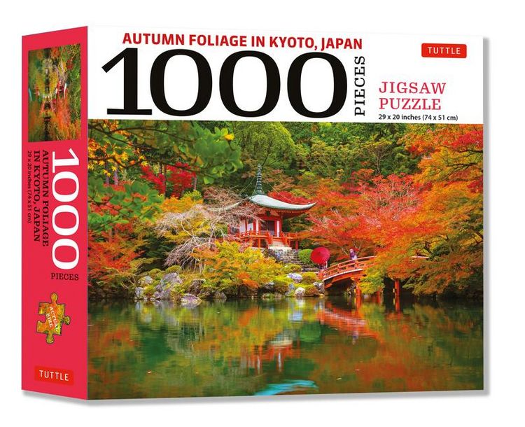 Produktbild: Autumn Foliage in Kyoto, Japan - 1000 Piece Jigsaw Puzzle