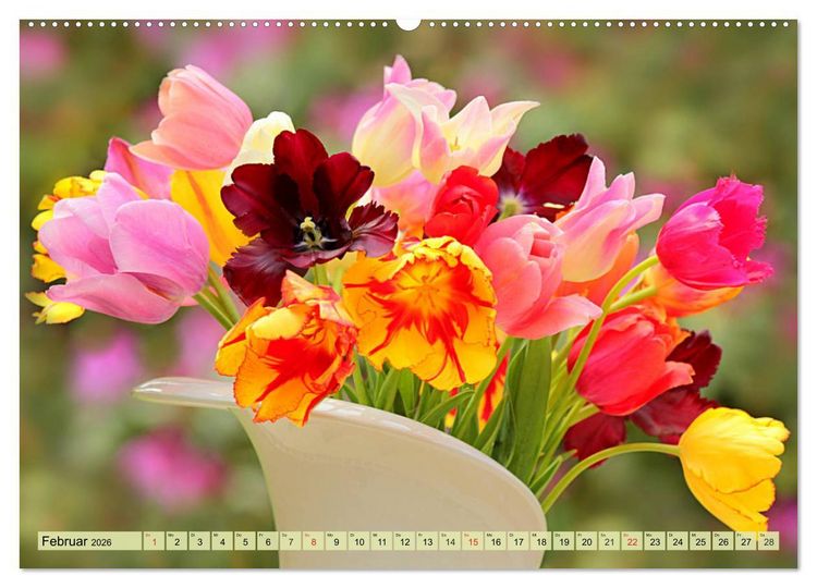 Produktbild: Tulpen. Zauberhafte Bl&uuml;tenpracht (Wandkalender 2026 DIN A2 quer), CALVENDO Monatskalender