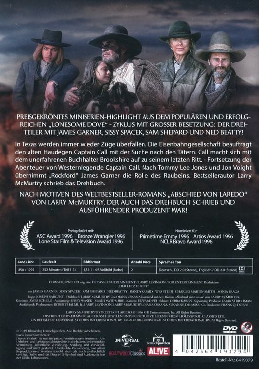 Produktbild: Der letzte Ritt (Neuauflage) [2 DVDs]