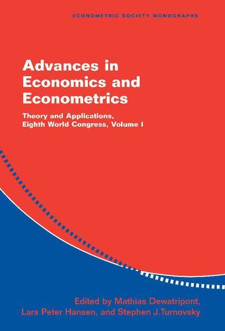 Produktbild: Advances in Economics and Econometrics