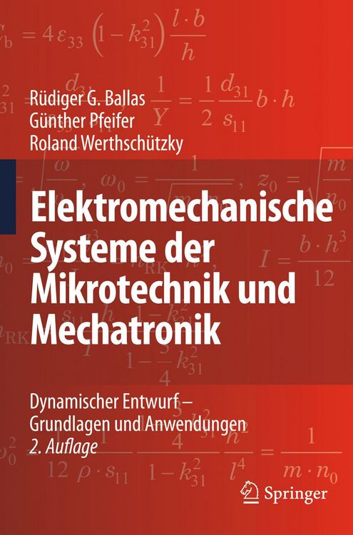 Produktbild: Elektromechanische Systeme der Mikrotechnik und Mechatronik