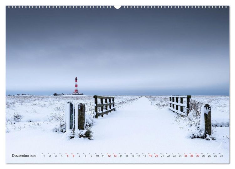 Produktbild: Nordseeurlaub in St. Peter-Ording (hochwertiger Premium Wandkalender 2026 DIN A2 quer), Kunstdruck in Hochglanz
