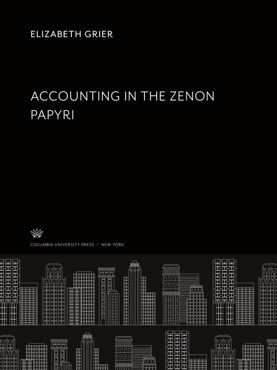 Produktbild: Accounting in the Zenon Papyri