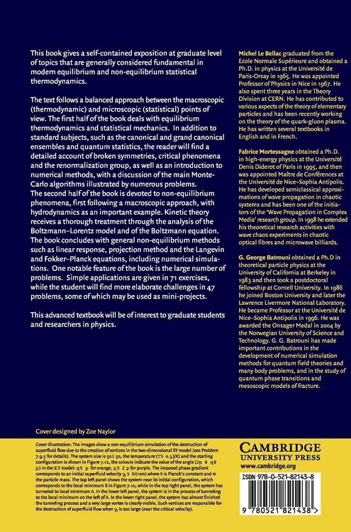 Produktbild: Equilibrium and Non-Equilibrium Statistical Thermodynamics