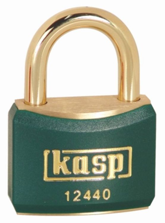 Produktbild: KASP K12440GREA1 Vorh&auml;ngeschloss 40mm gleichschlie&szlig;end Goldgelb Schl&uuml;sselschloss