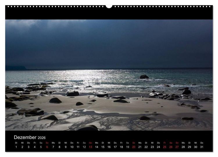 Produktbild: Sommer auf den Lofoten (hochwertiger Premium Wandkalender 2026 DIN A2 quer), Kunstdruck in Hochglanz
