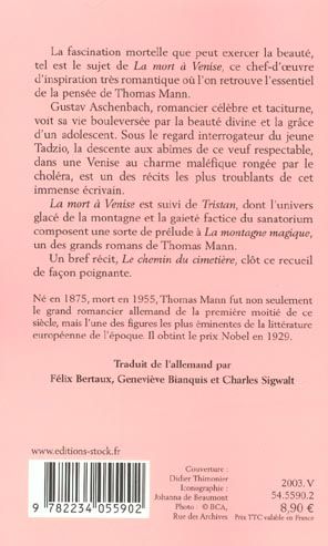 Produktbild: La mort &agrave; Venise