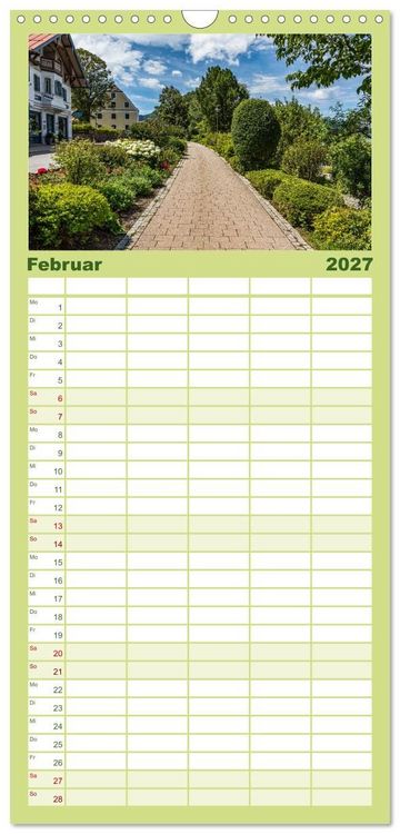 Produktbild: Familienplaner 2027 - Magischer Tegernsee mit 5 Spalten (Wandkalender, 21 x 45 cm) CALVENDO
