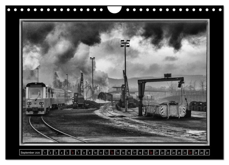 Produktbild: Unter Dampf - Eisenbahnromantik im Harz (Wandkalender 2026 DIN A4 quer), CALVENDO Monatskalender