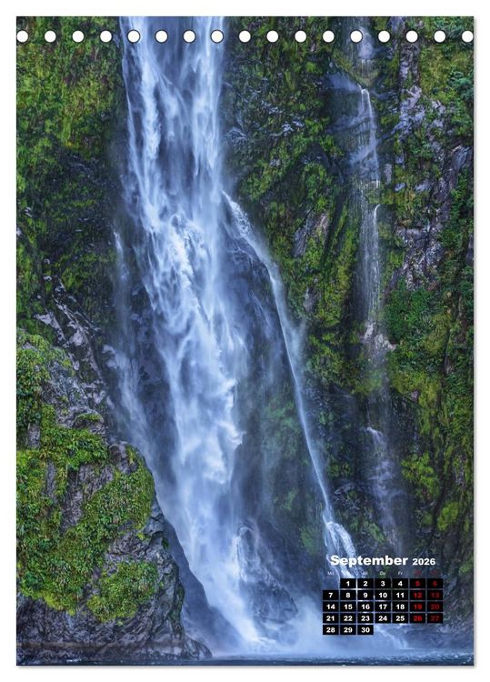 Produktbild: Neuseeland, Inseln der Tr&auml;ume (Tischkalender 2026 DIN A5 hoch), CALVENDO Monatskalender
