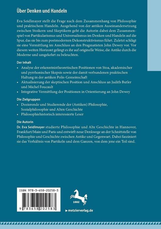 Produktbild: &Uuml;ber Denken und Handeln