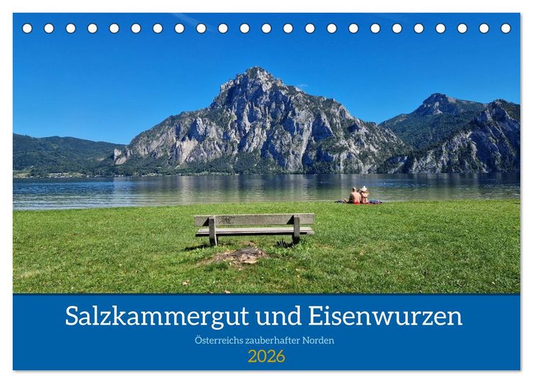 Produktbild: Salzkammergut und Eisenwurzen (Tischkalender 2026 DIN A5 quer), CALVENDO Monatskalender