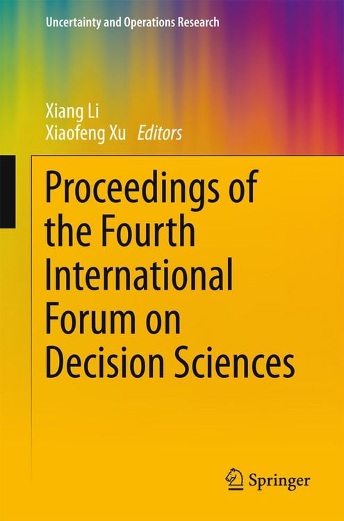 Produktbild: Proceedings of the Fourth International Forum on Decision Sciences