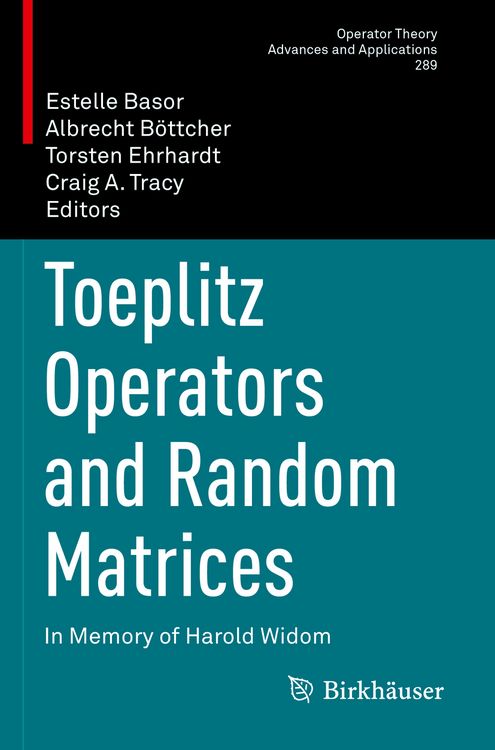 Produktbild: Toeplitz Operators and Random Matrices