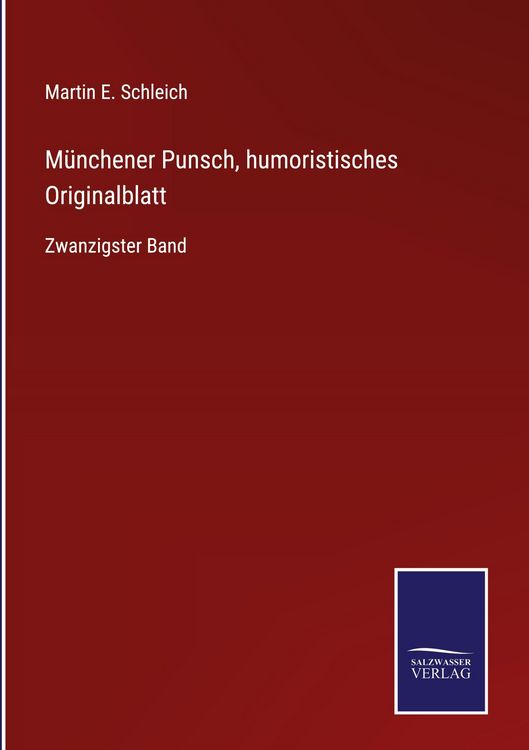 Produktbild: M&uuml;nchener Punsch, humoristisches Originalblatt