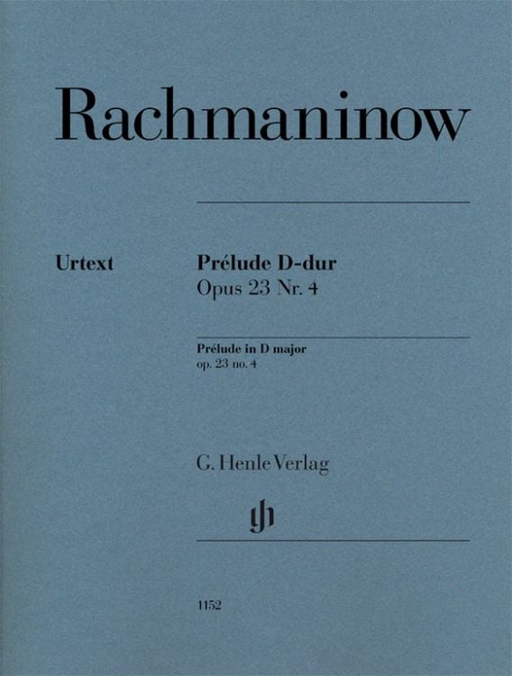 Produktbild: Sergej Rachmaninow - Pr&eacute;lude D-dur op. 23 Nr. 4
