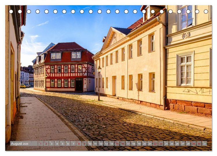 Produktbild: Ein Blick auf Nordhausen am Harz (Tischkalender 2026 DIN A5 quer), CALVENDO Monatskalender