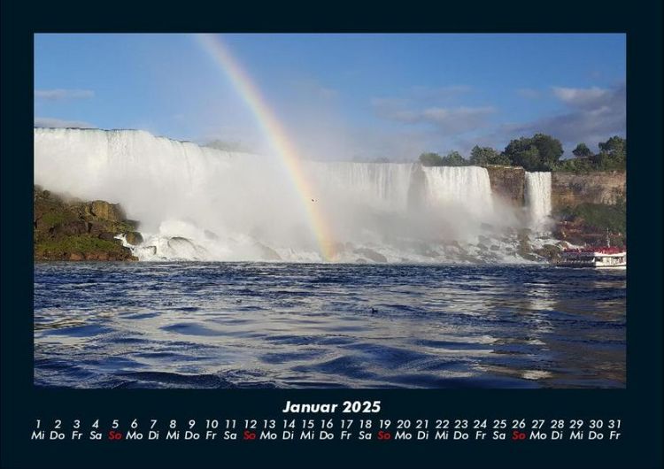 Produktbild: Wasserf&auml;lle 2025 Fotokalender DIN A4