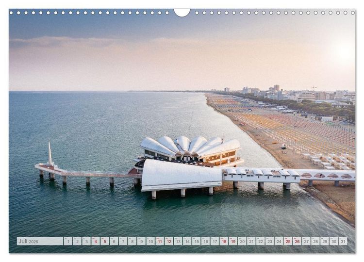 Produktbild: Lignano in Italien. Sommer Strand und Meer (Wandkalender 2026 DIN A3 quer), CALVENDO Monatskalender