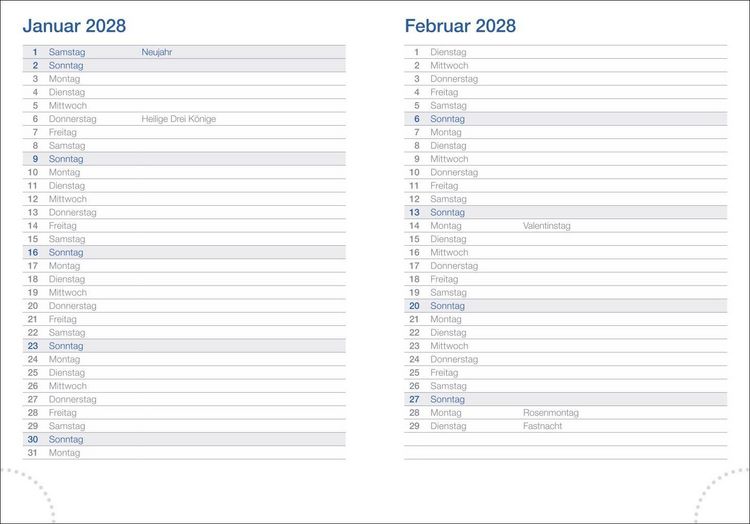 Produktbild: Tages-Cheftimer A6, petrol 2027