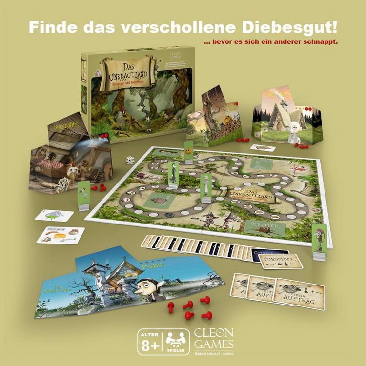 Produktbild: Das Unkrautland - Diebesgut und fette Beute (Brettspiel)