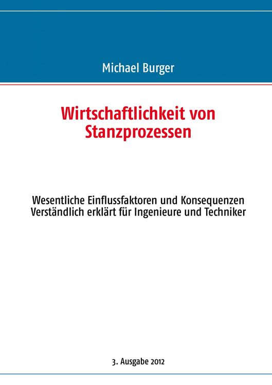Produktbild: Wirtschaftlichkeit von Stanzprozessen