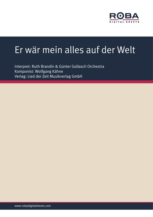 Produktbild: Er w&auml;r mein alles auf der Welt