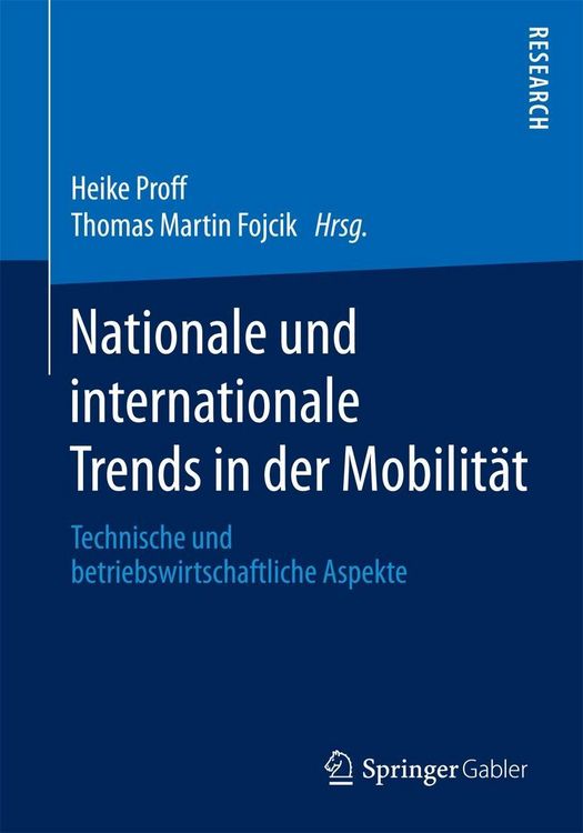 Produktbild: Nationale und internationale Trends in der Mobilit&auml;t