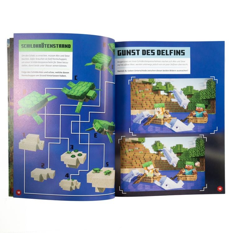 Produktbild: Minecraft Stickerbuch Schatzsuche
