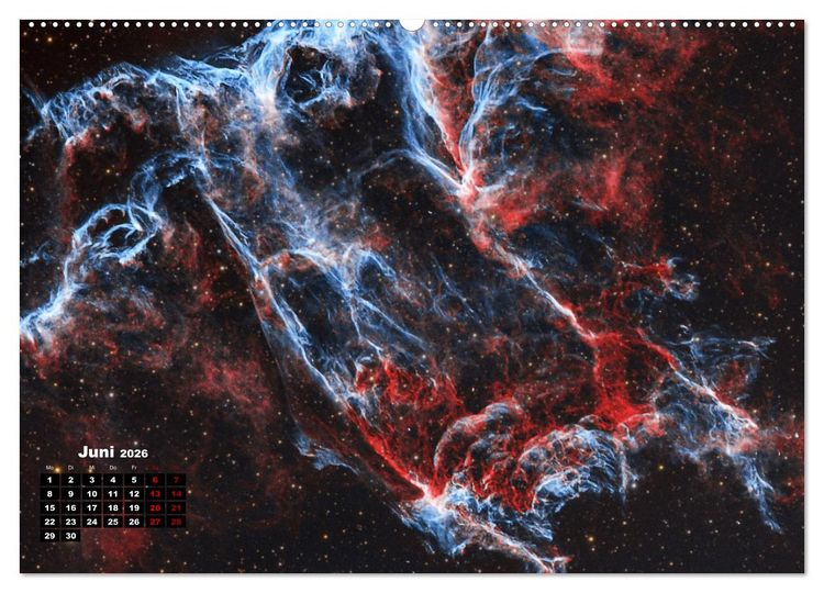 Produktbild: InfinityAstro - die Unendlichkeit im Bild - Astrofotos von Roland Schliessus (hochwertiger Premium Wandkalender 2026 DIN A2 quer), Kunstdruck in Hochglanz